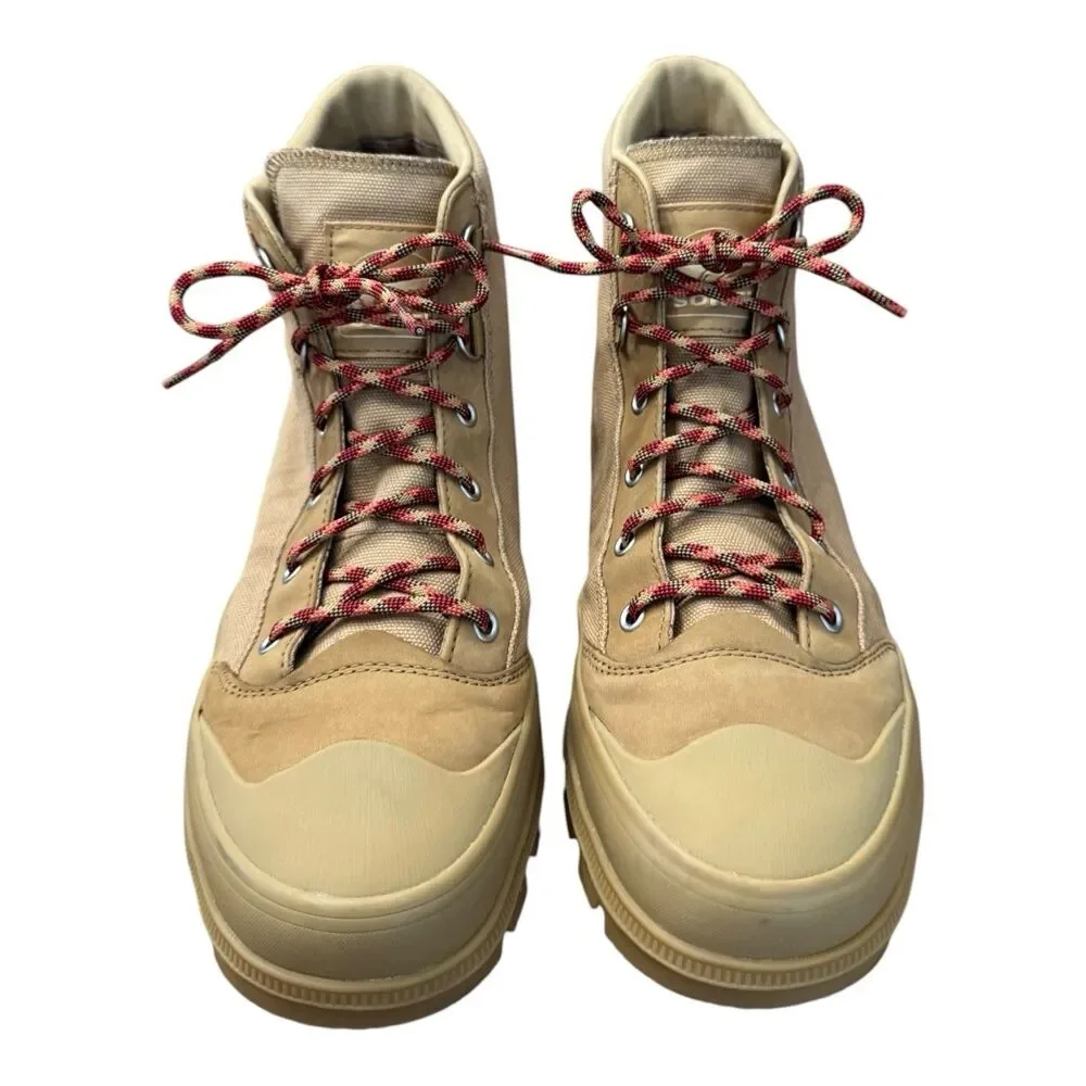 Sorel Scout N About Mid Sneaker Gear Casual Boots Caribou Buff Men’s Size 12